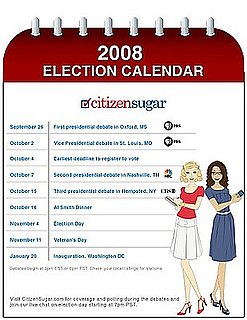 Calendar of 2008 Presidential Debates